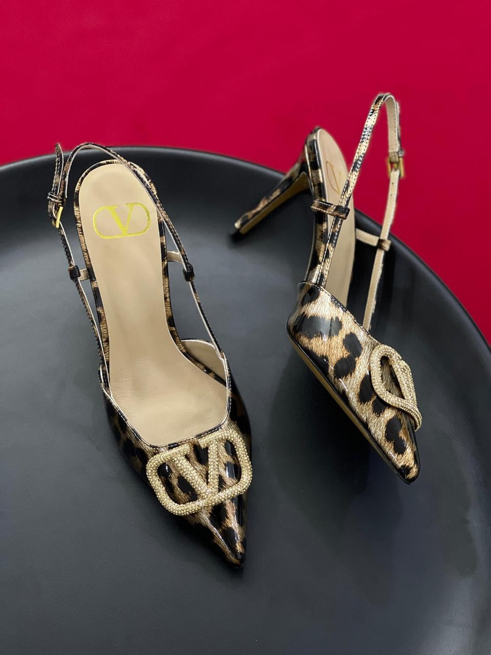 Valentino heels leopard