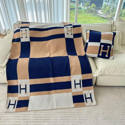 Hermes blanket & pillow cover