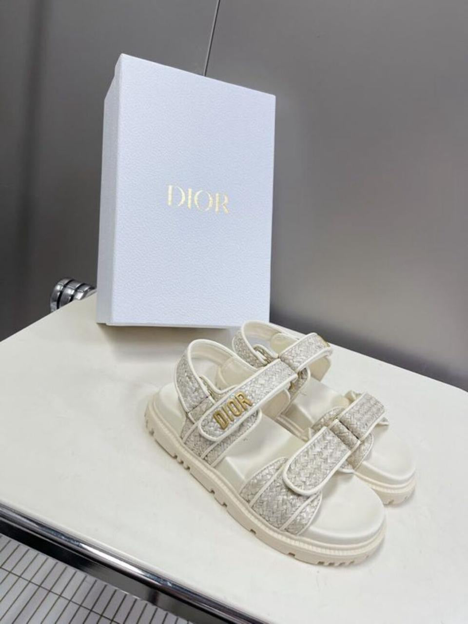 Dior sandals.