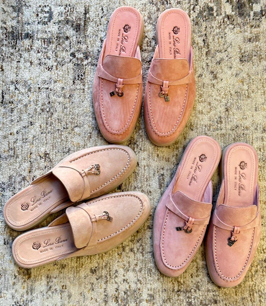 Loro piana mules - pink 3 shades