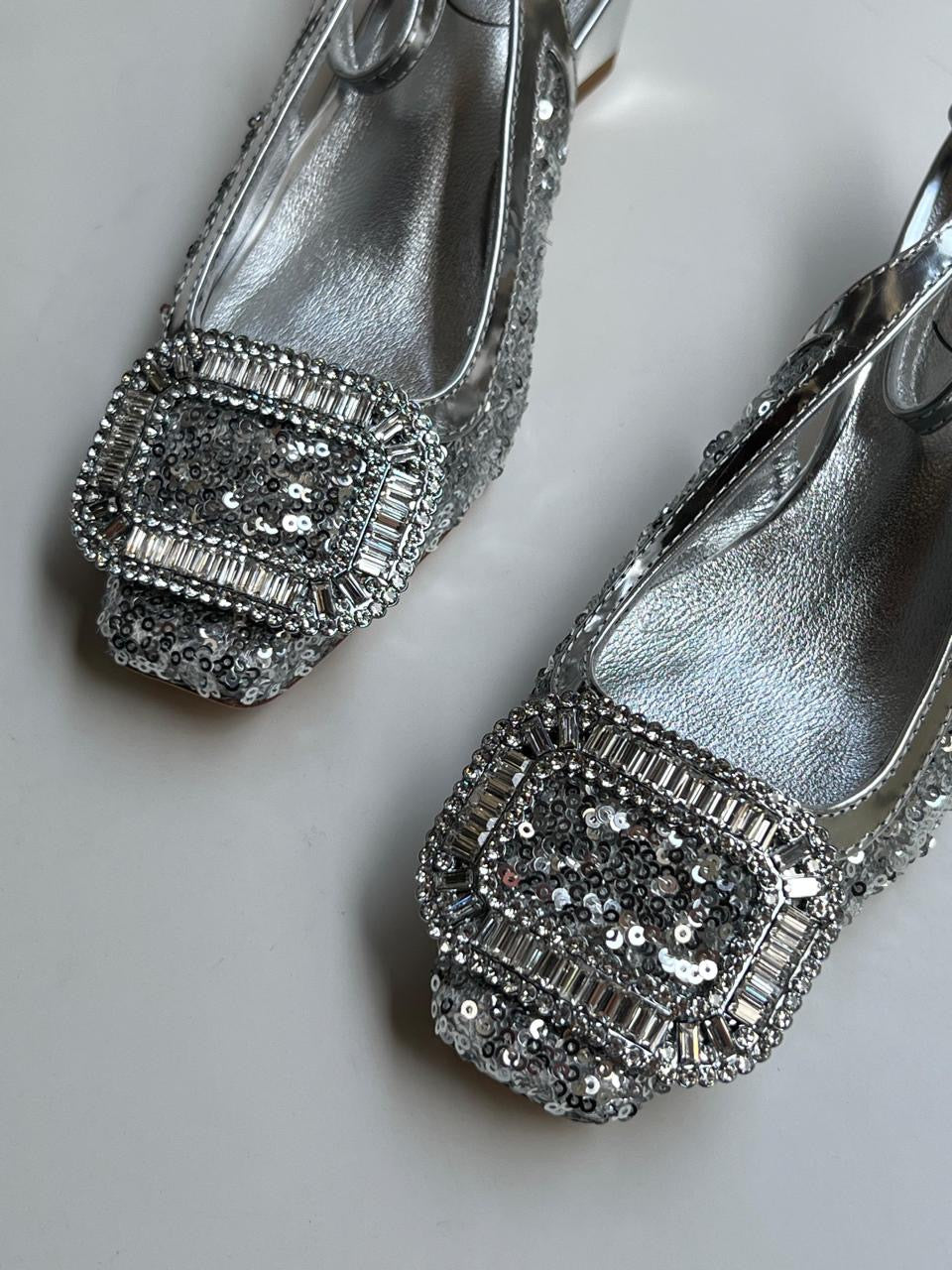 Roger vivier heels - silver