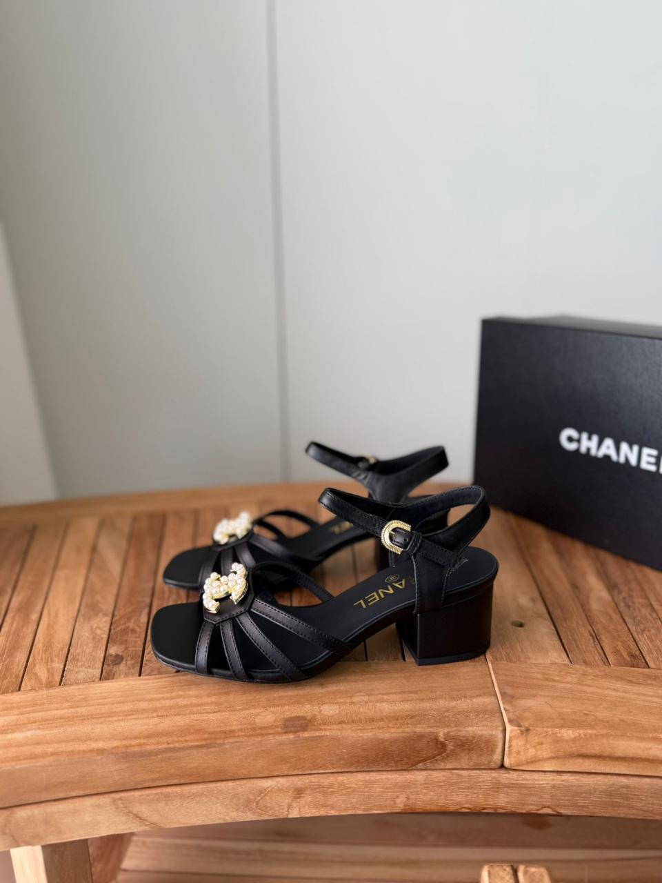 Chanel sandals heels