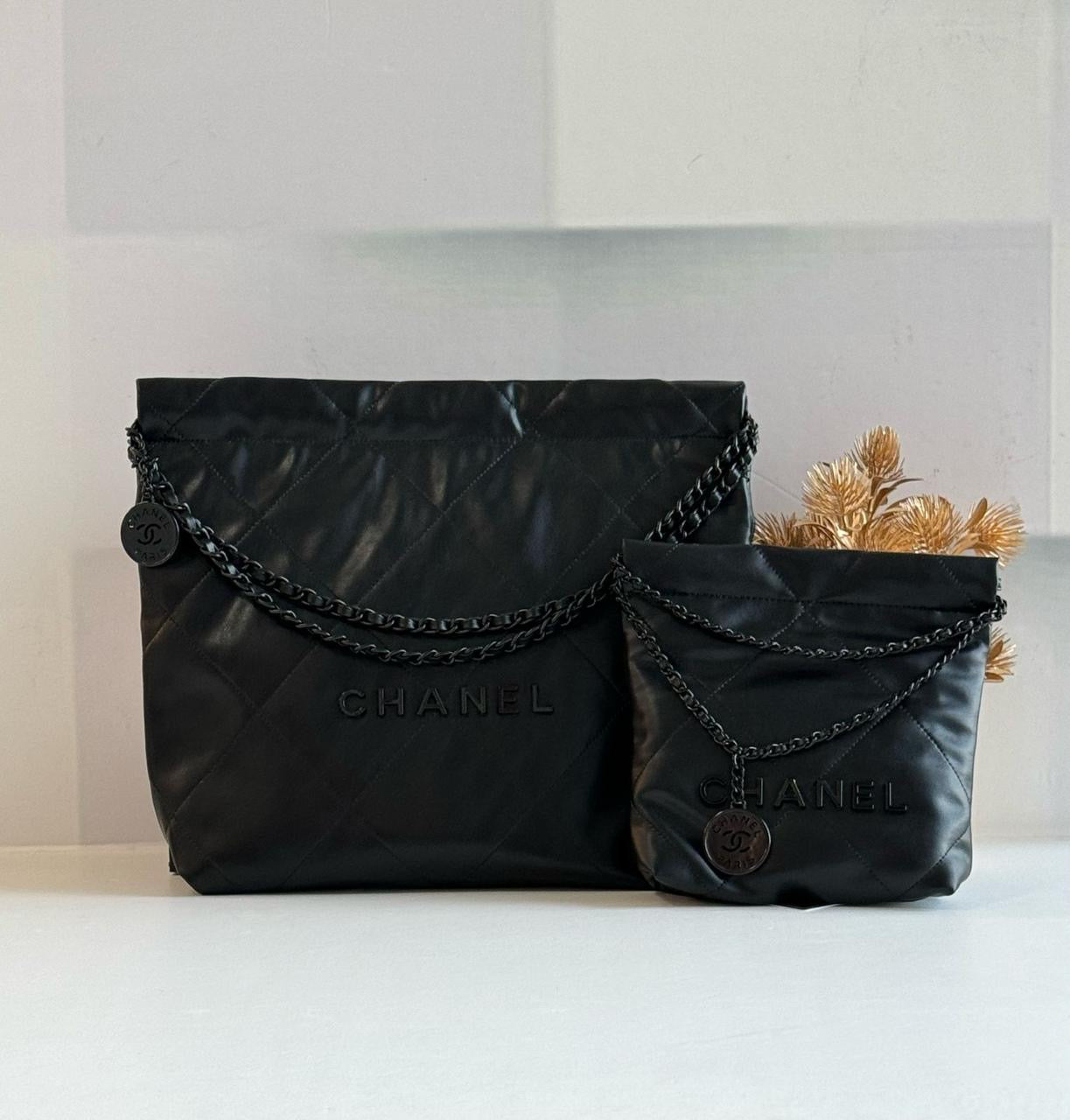 Chanel bag tote denim