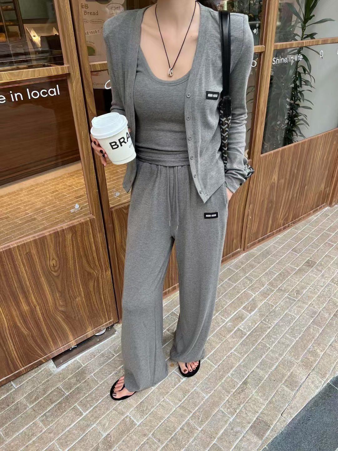 Miu miu tracksuit - clothes set 3 pcs