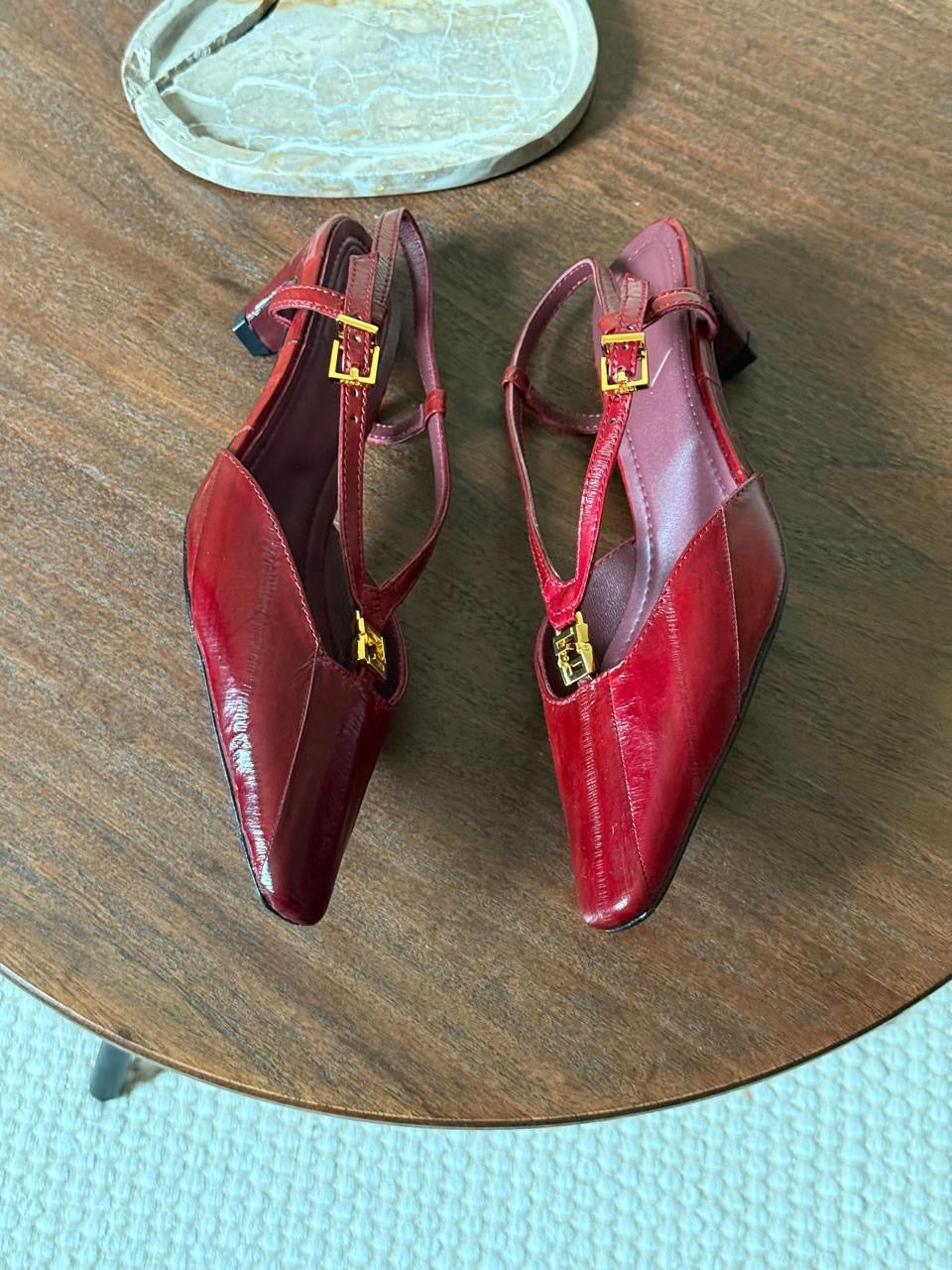 Fendi heels red