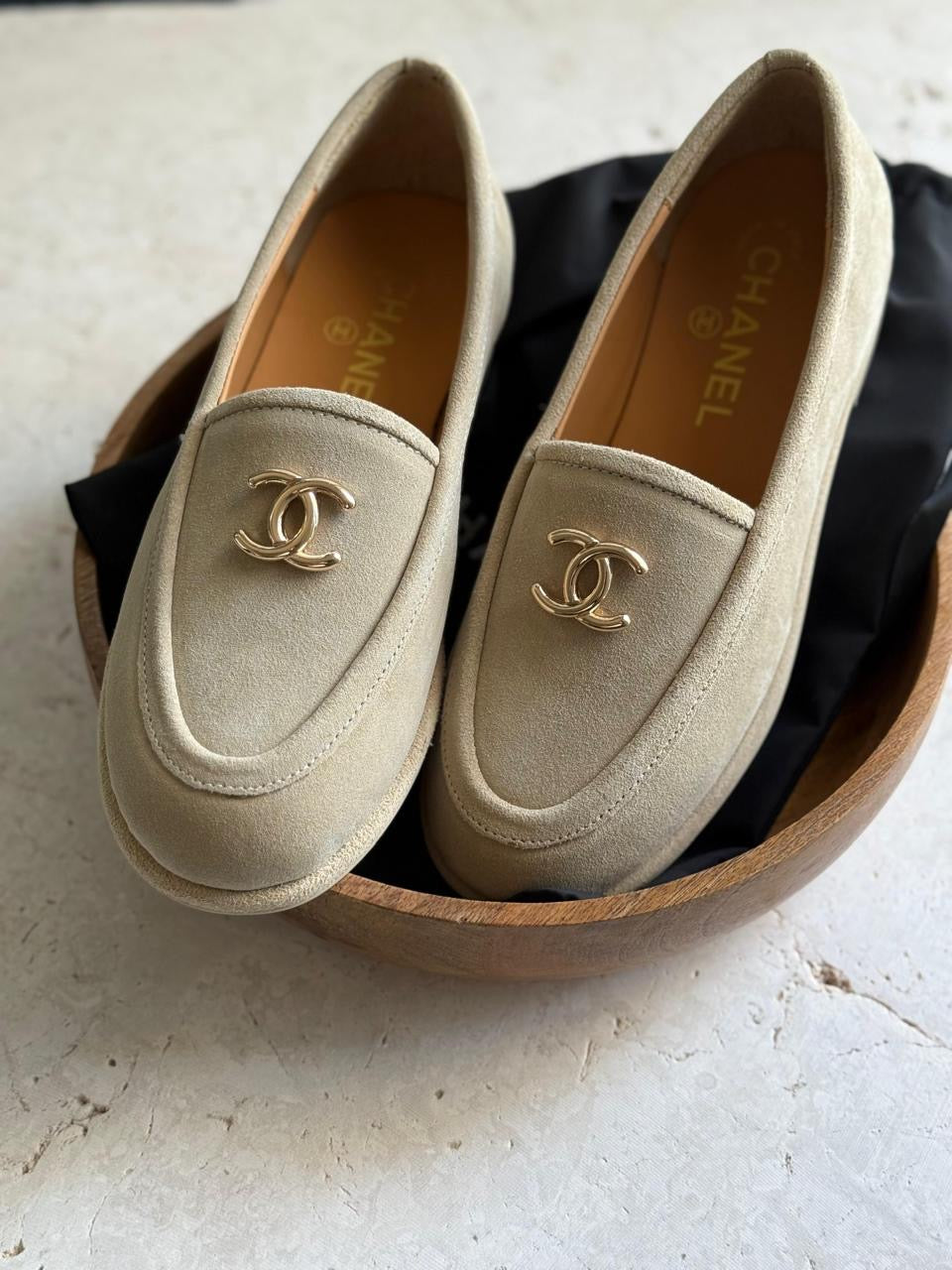Chanel mules - beige