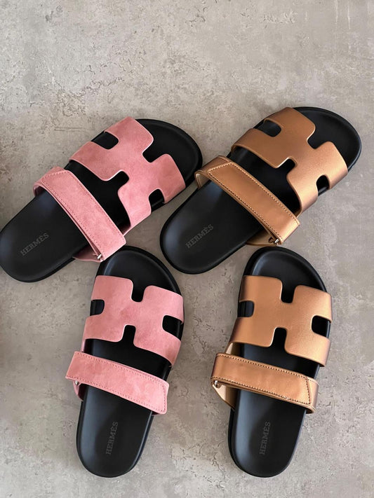 Hermes slippers - chypre