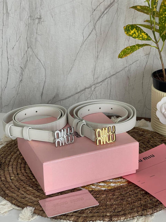 Miu miu belt