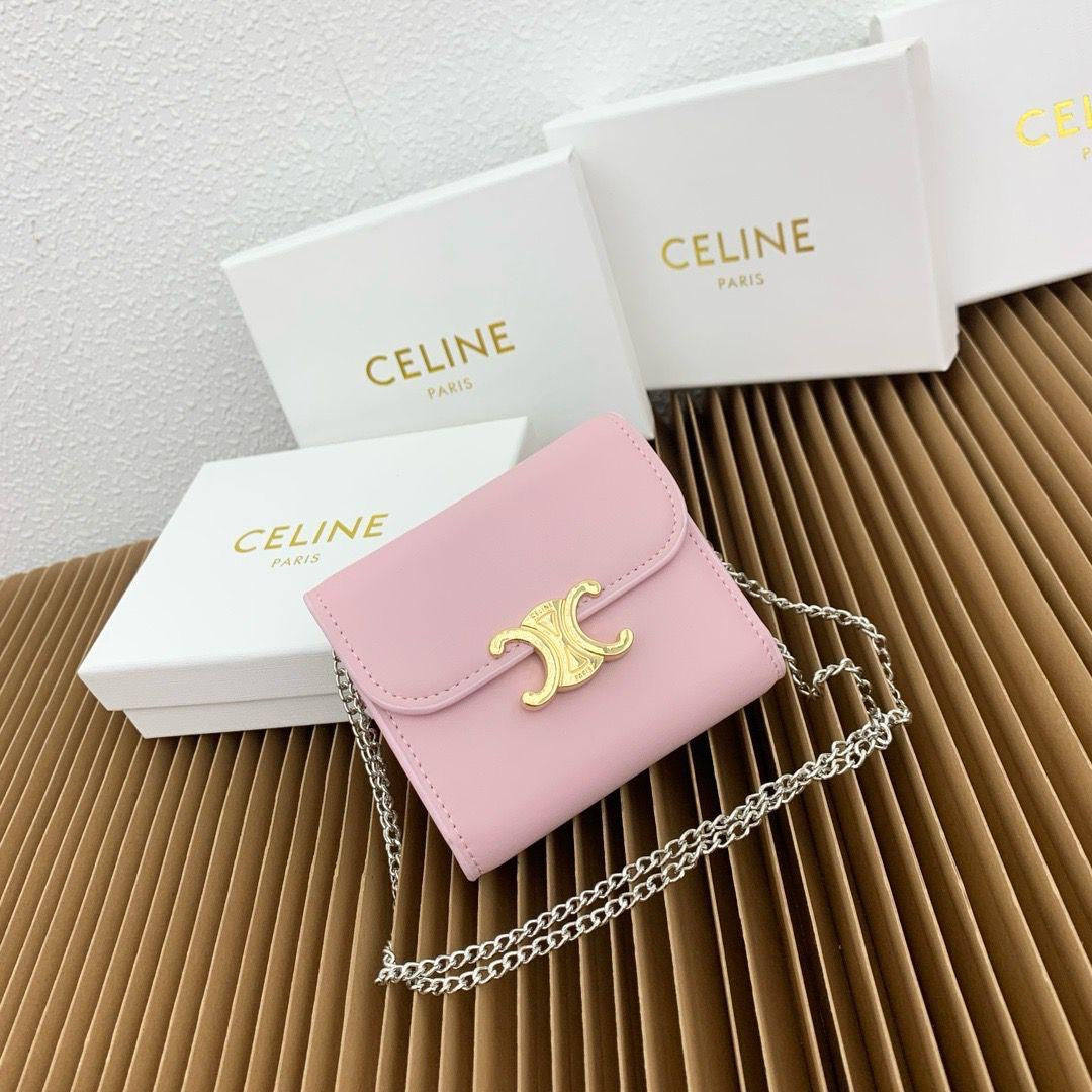 Celine wallet with chain
