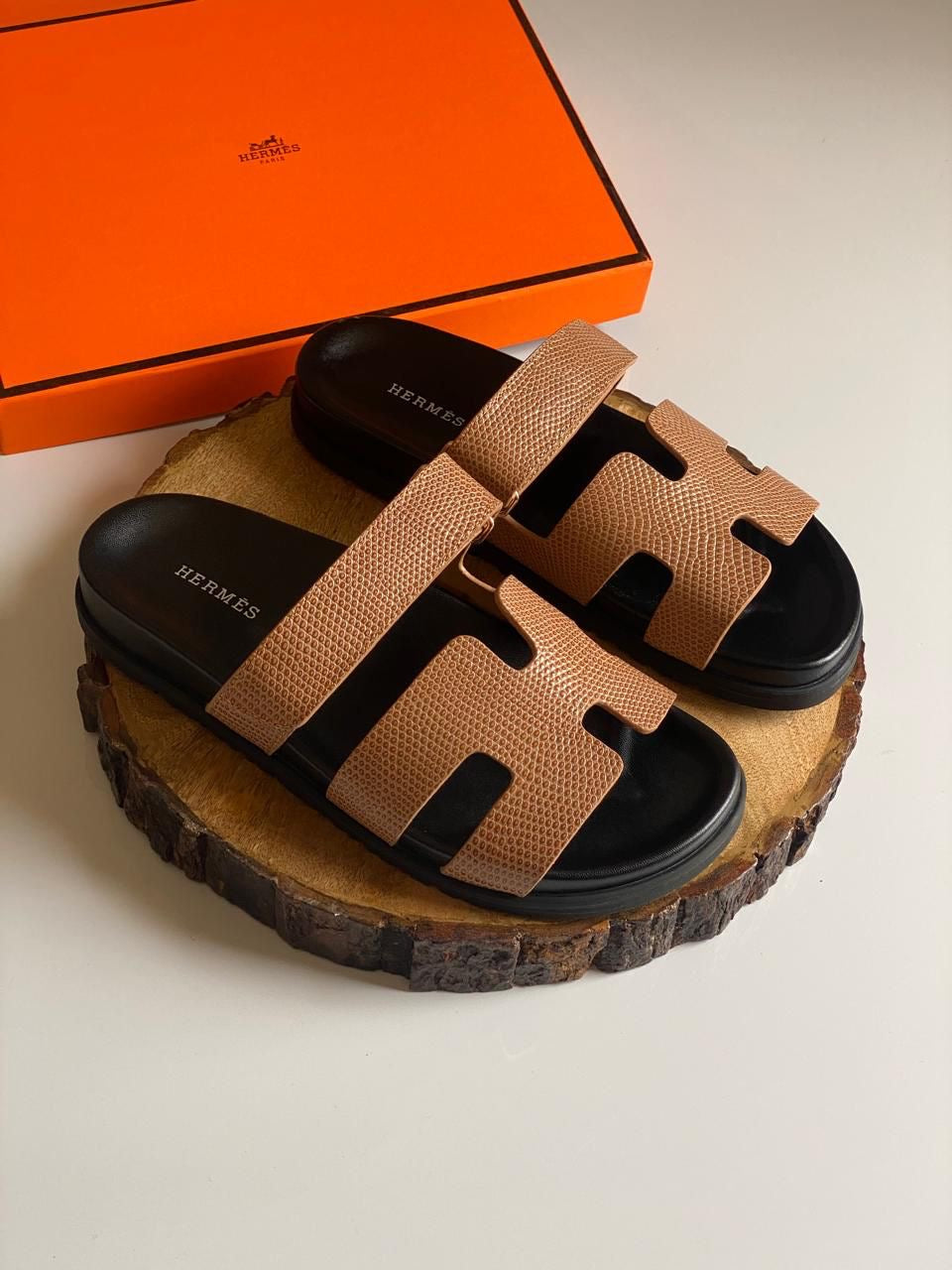 Hermes slippers chypre