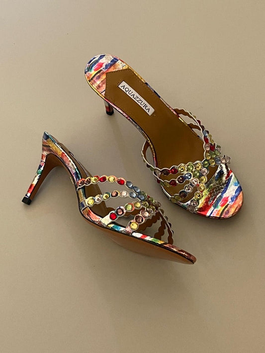 Aquazurra sandals heels