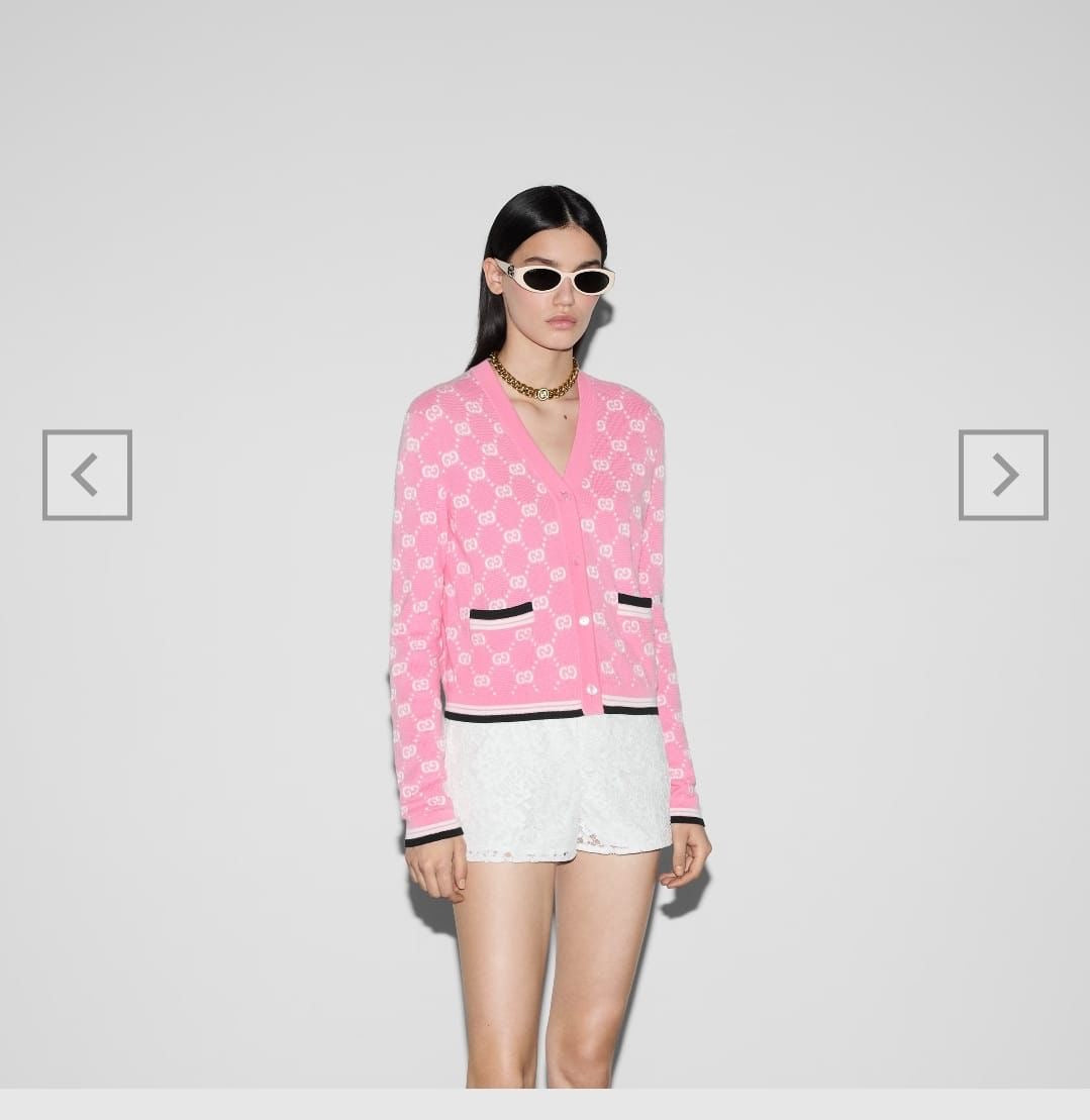 Gucci cardigan pink