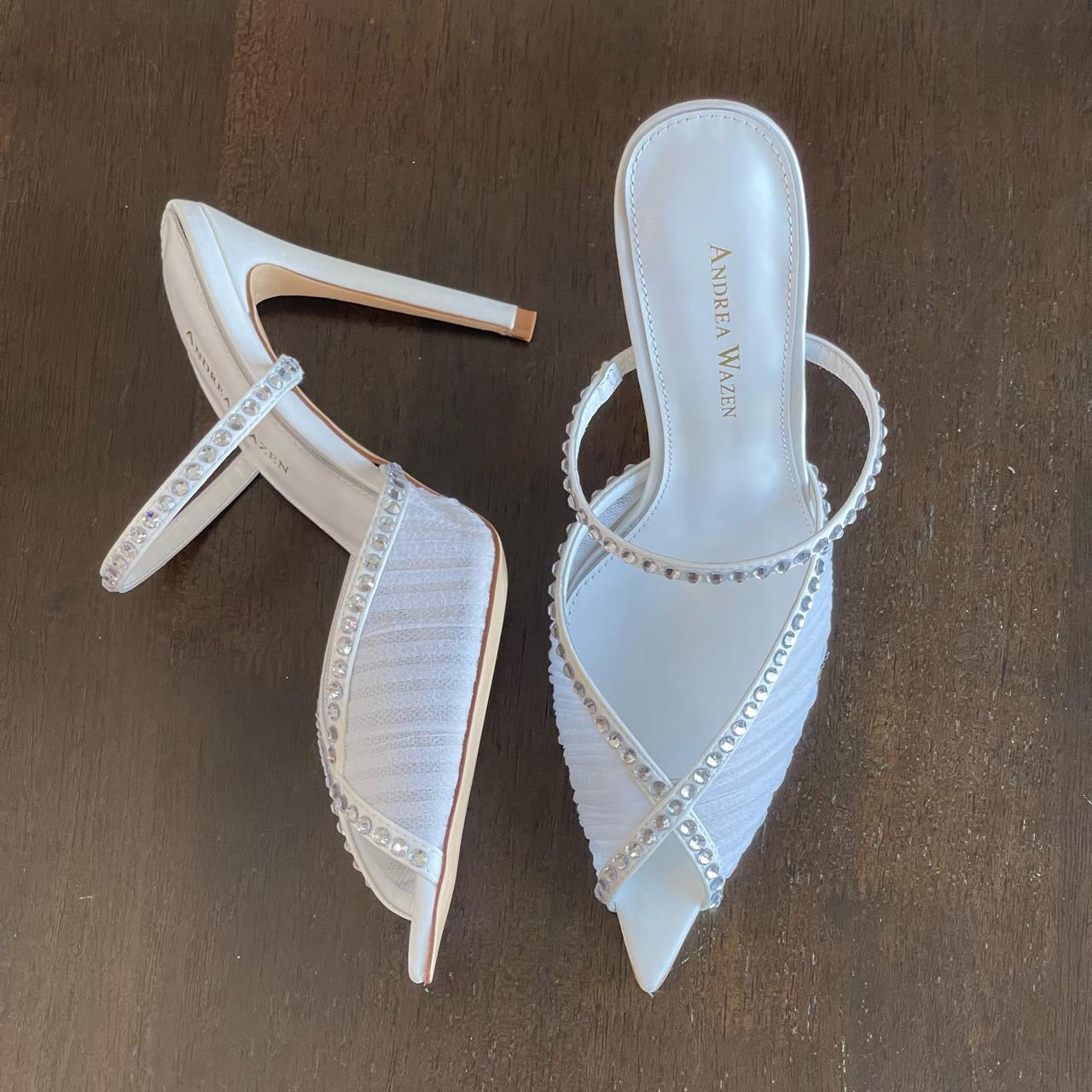 Andrea wazen sandals heels