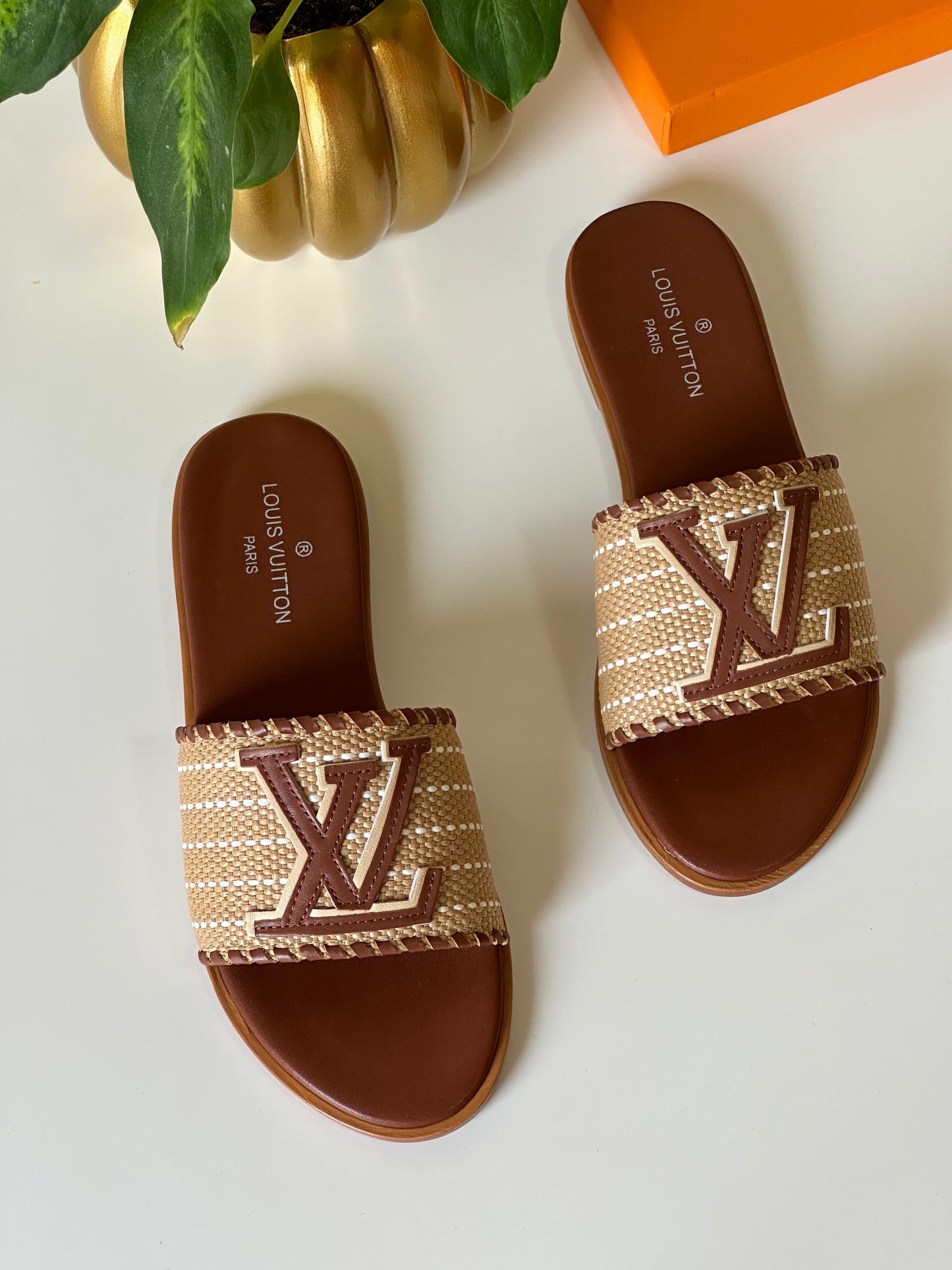 Lv slippers and sandals