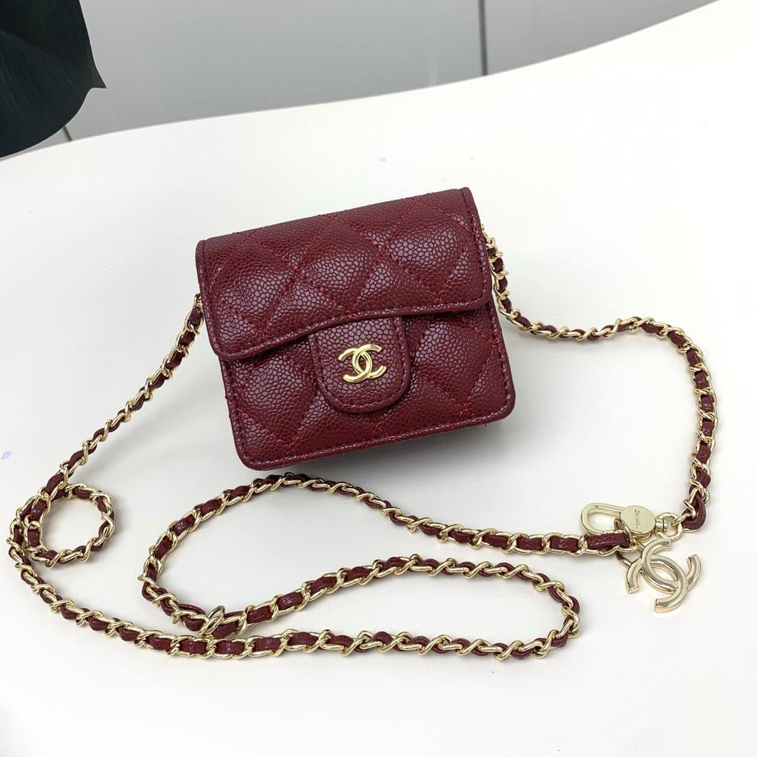 Chanel belt - chain belt with wallet