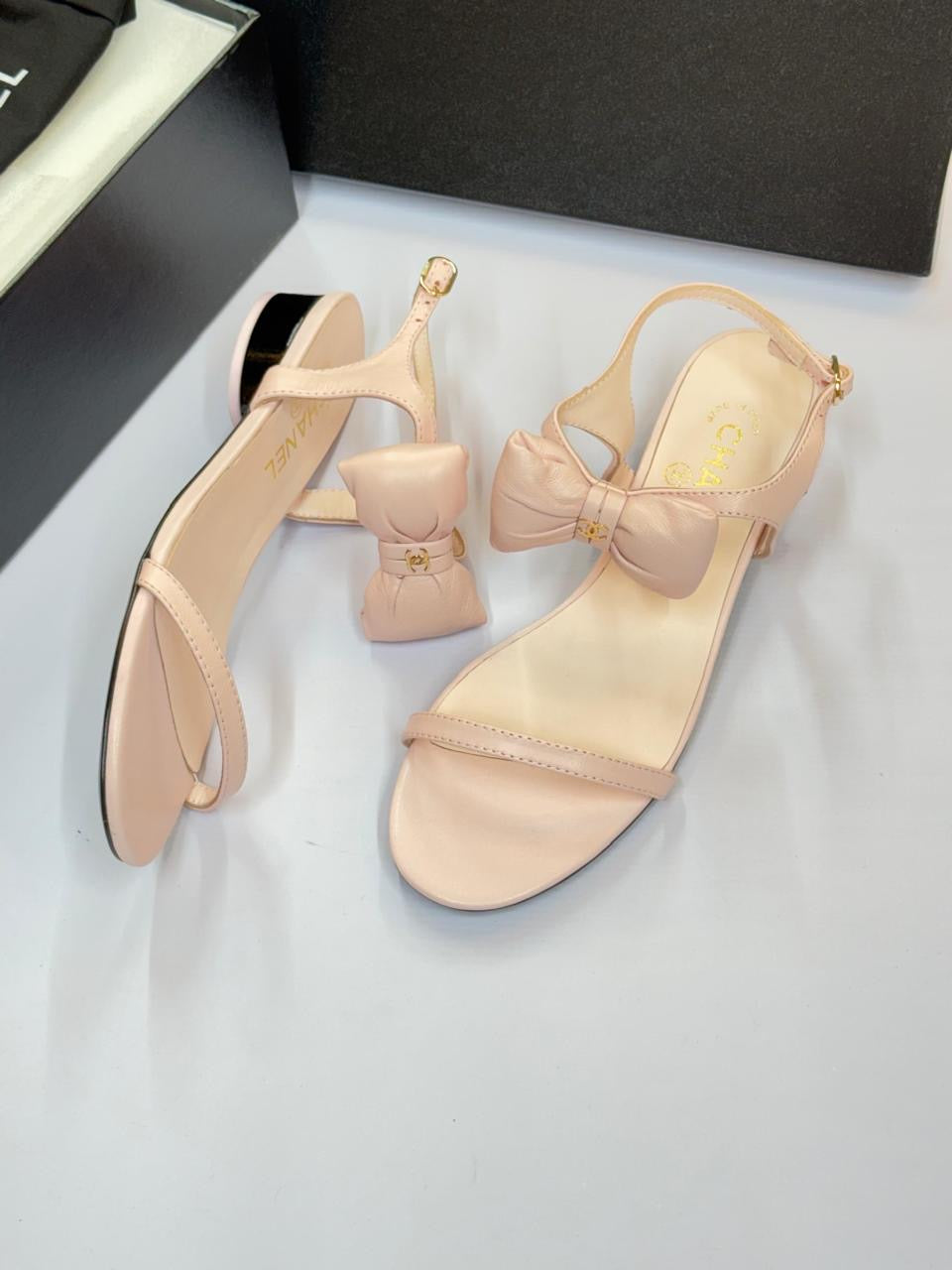 Chanel sandals.
