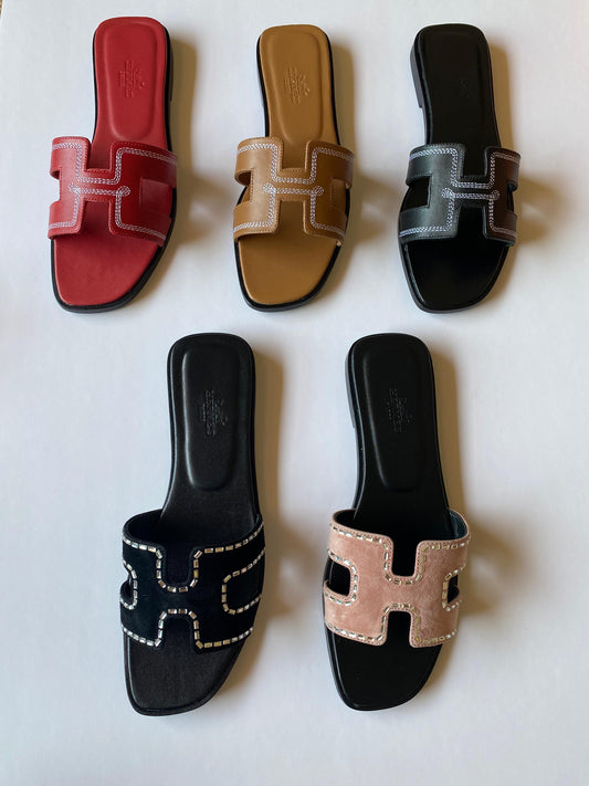 Hermes slippers