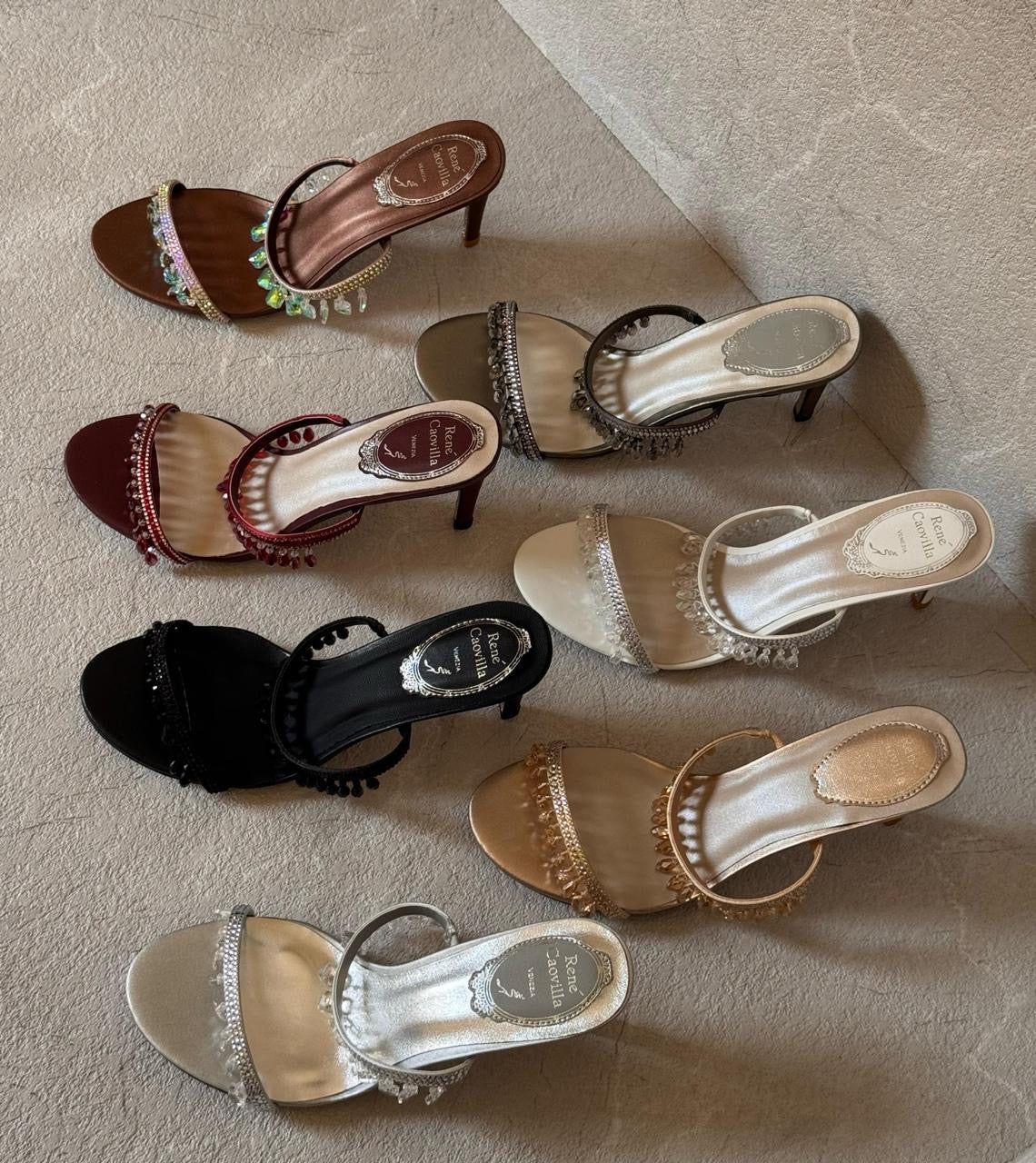 Rene caovilla sandals heels