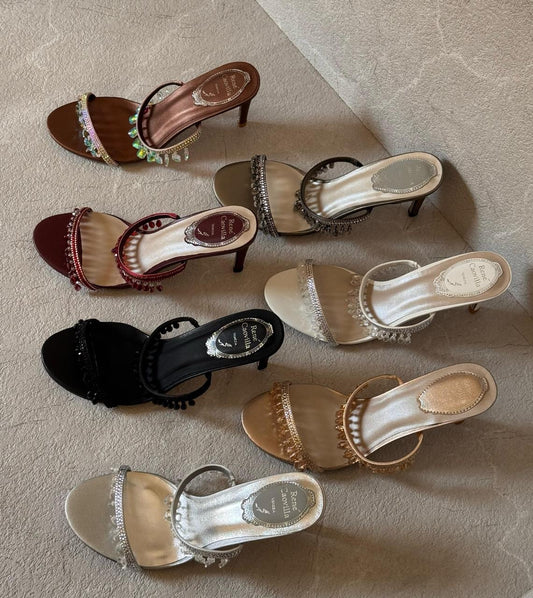Rene caovilla sandals heels