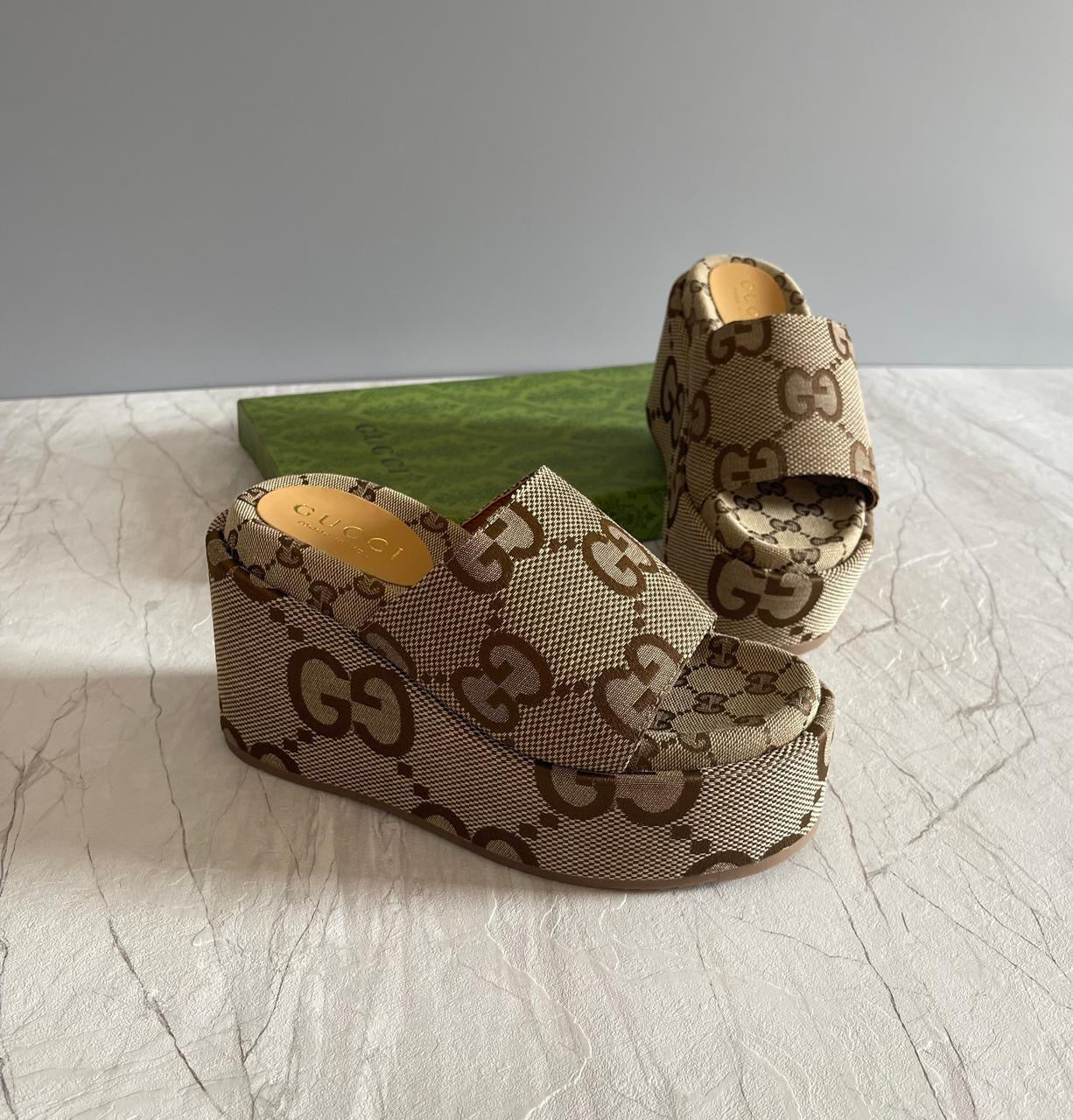 Gucci slippers - wedges