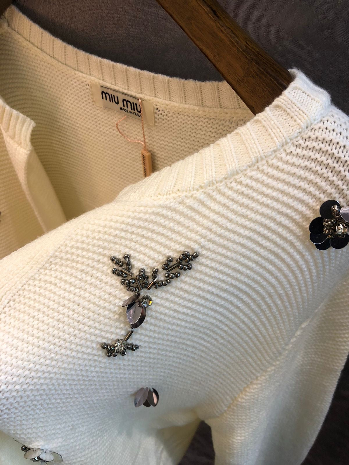 Miu miu cardigan and top