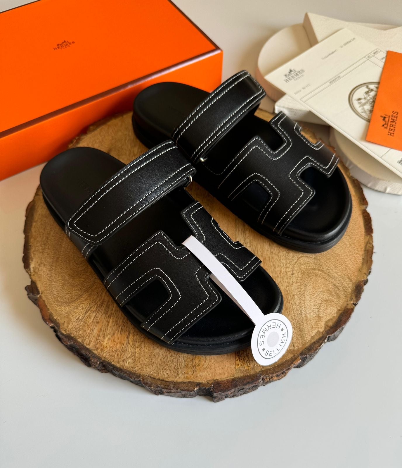 Hermes slippers chypre