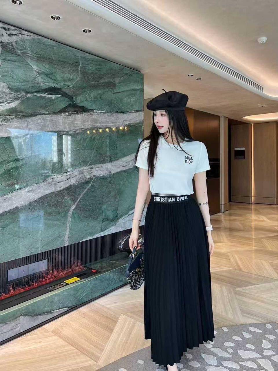 Dior clothes set / skirt & tshirt