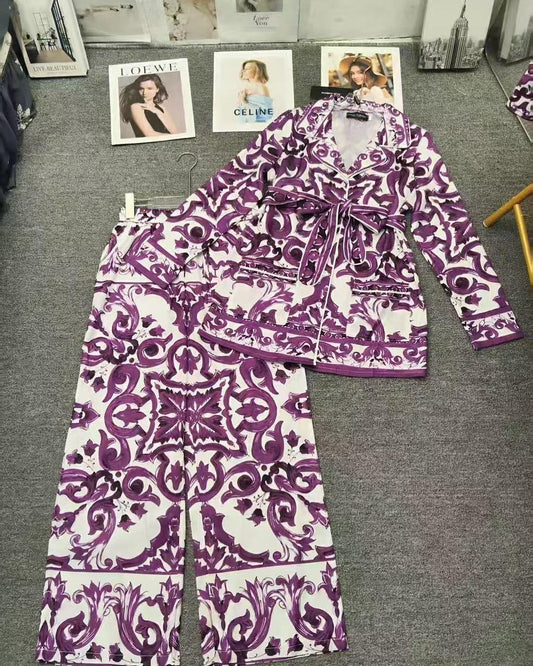 D&G clothes set - purple