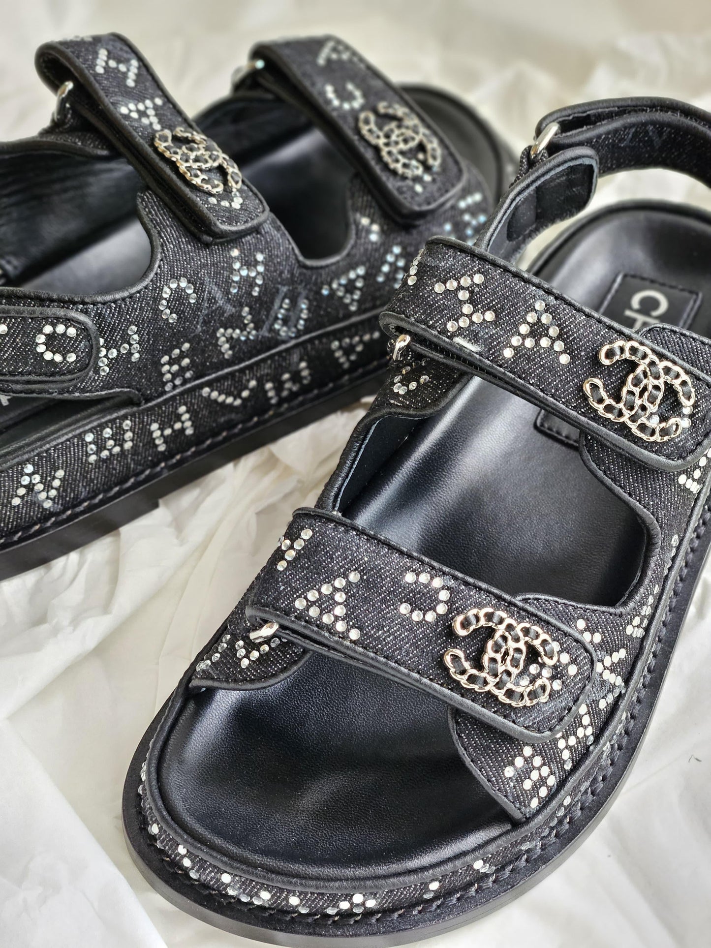 Chanel sandals.