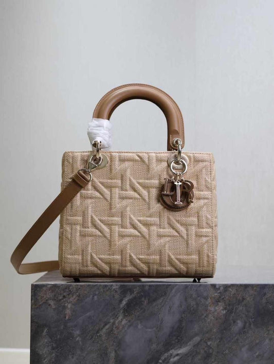 Lady dior bag 20 cm - beige
