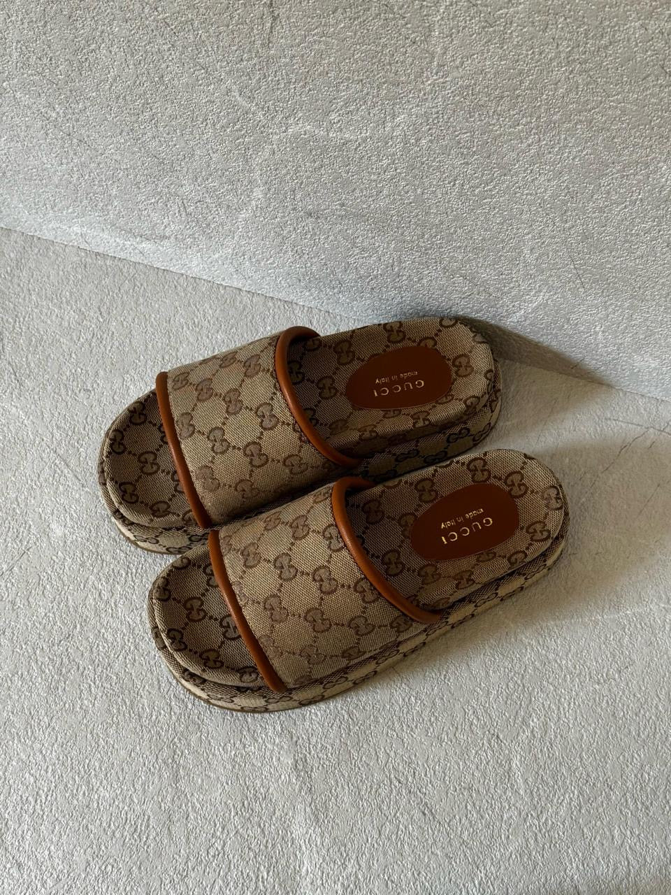 Gucci slippers - wedges
