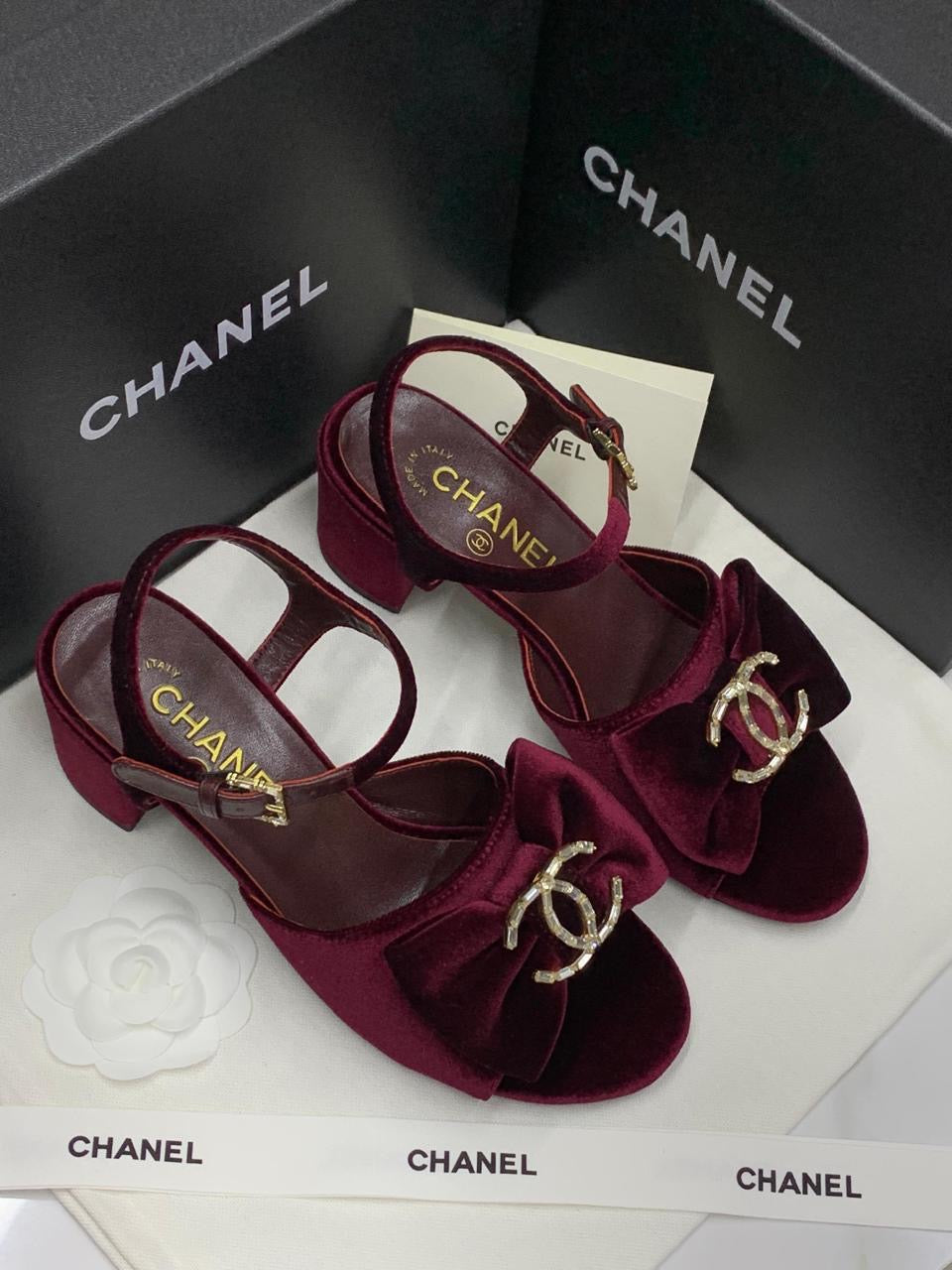 Chanel sandals heels