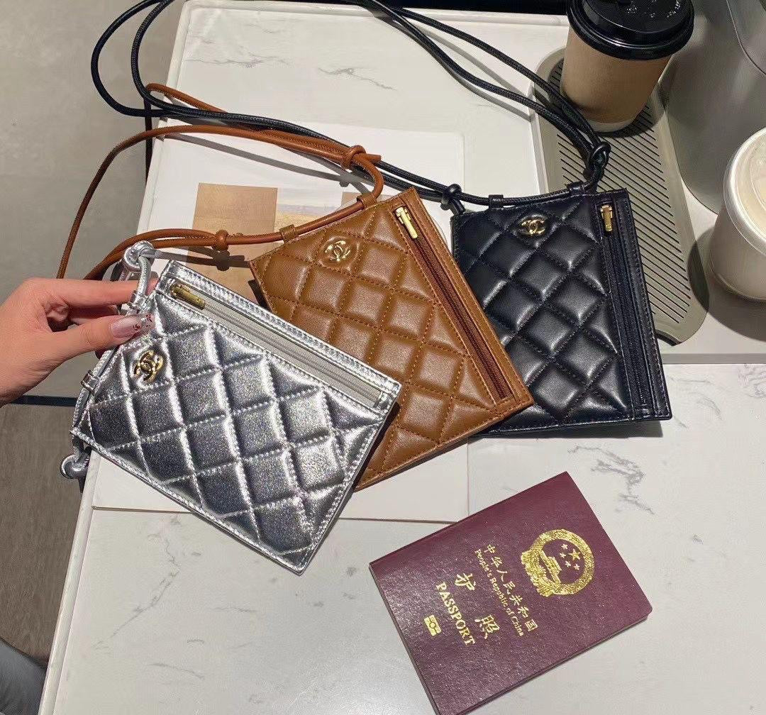 Chanel wallet passport holder