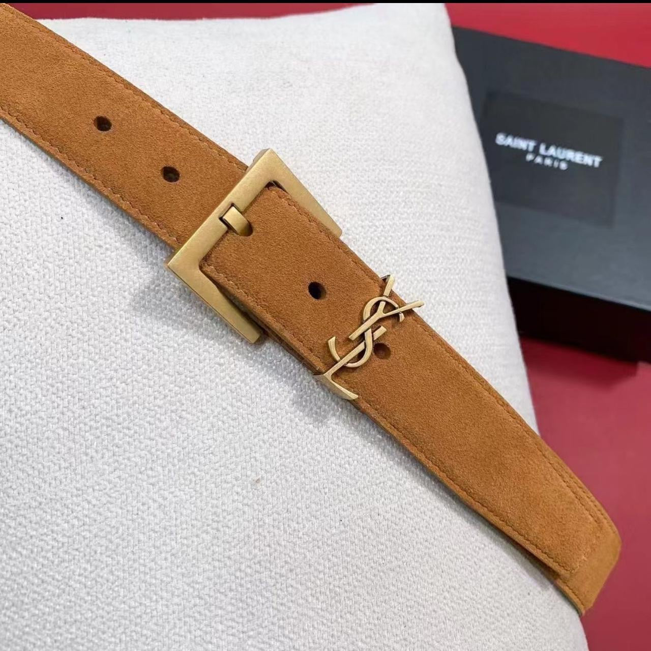Ysl belt - suede
