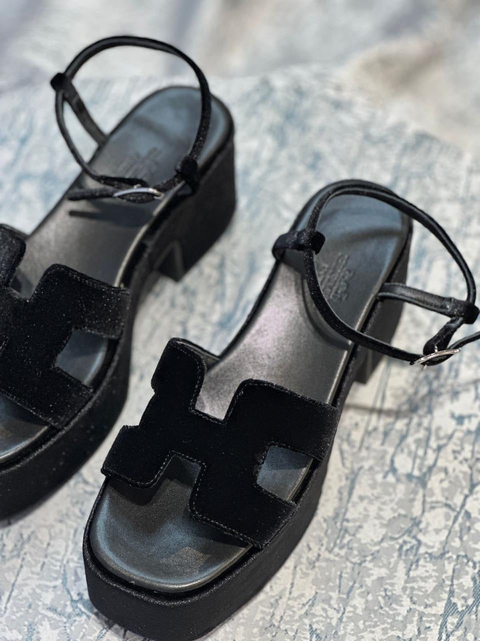 Hermes sandals heels - wedges