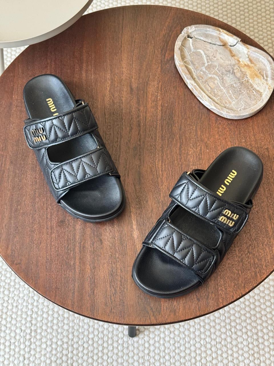 Miu miu sandals.