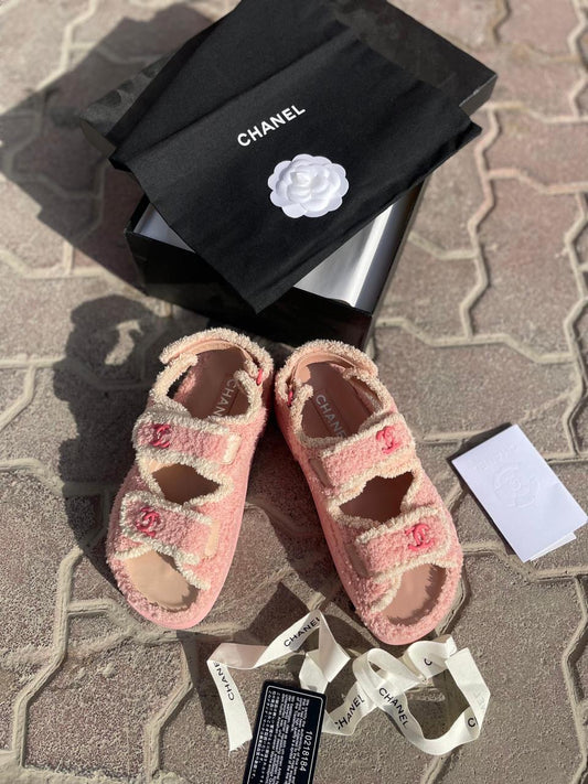 Chanel sandals.