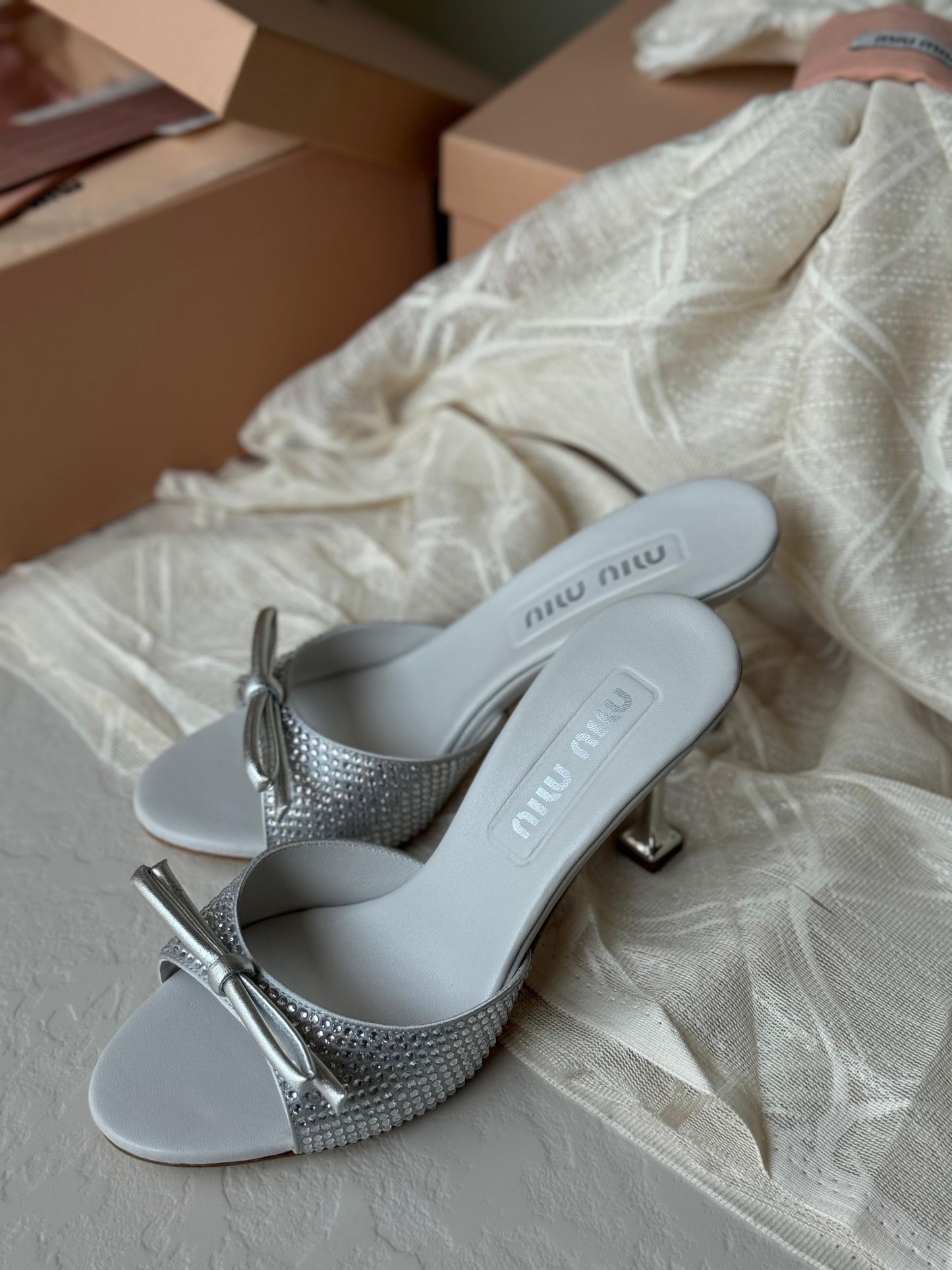 Miu miu sandals heels