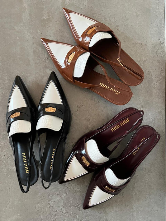 Miu miu heels - low heels