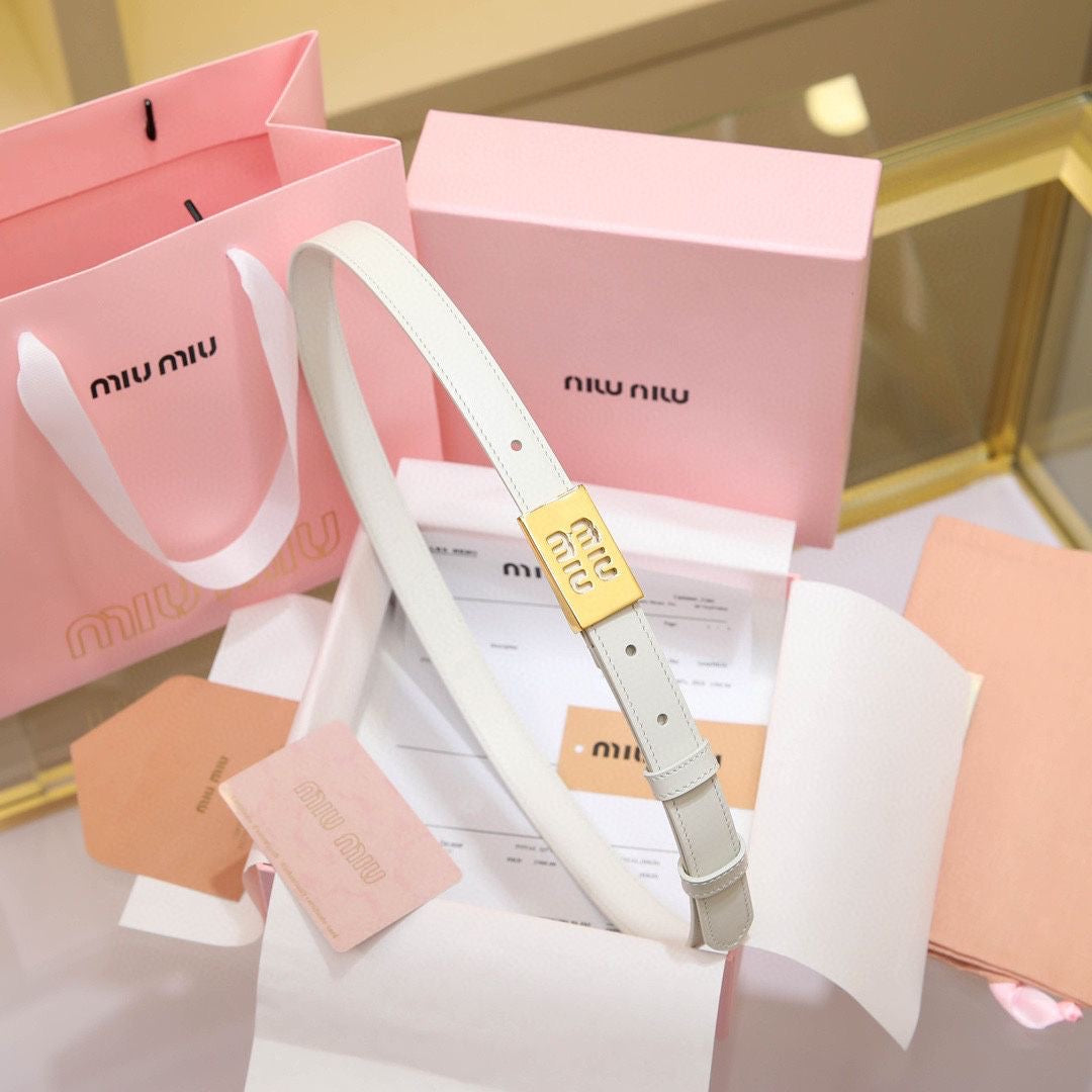 Miu miu belt