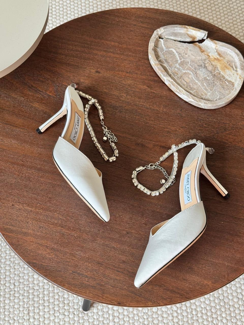 Jimmy choo heels - white