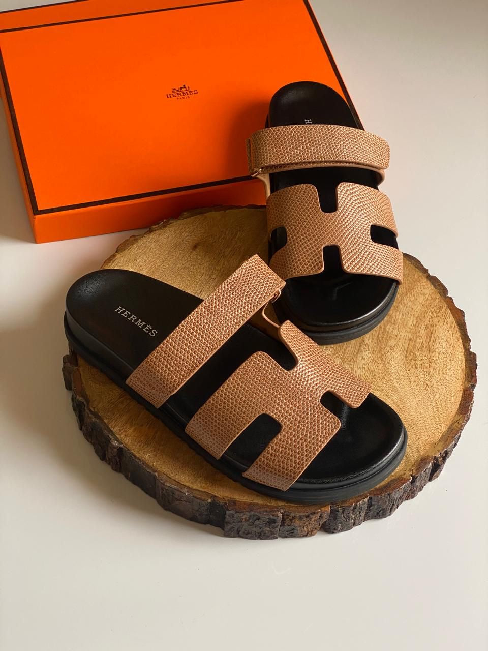Hermes slippers chypre