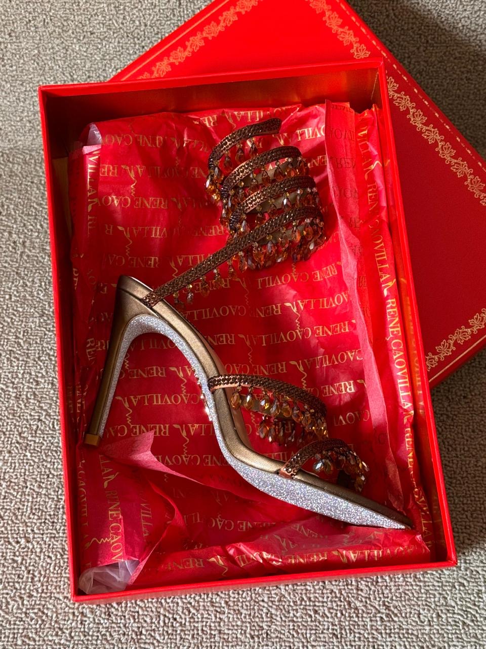 Rene caovilla sandas heels
