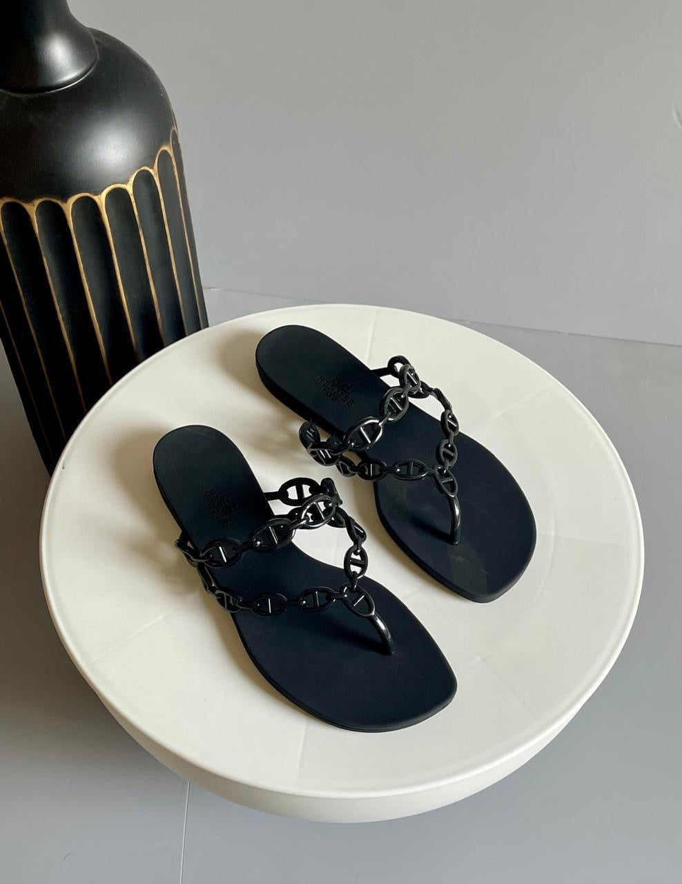 Hermes slippers