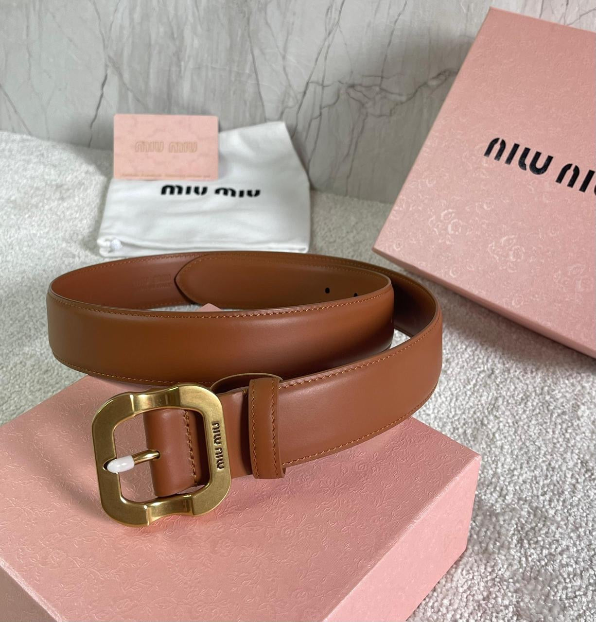 Miu miu belt