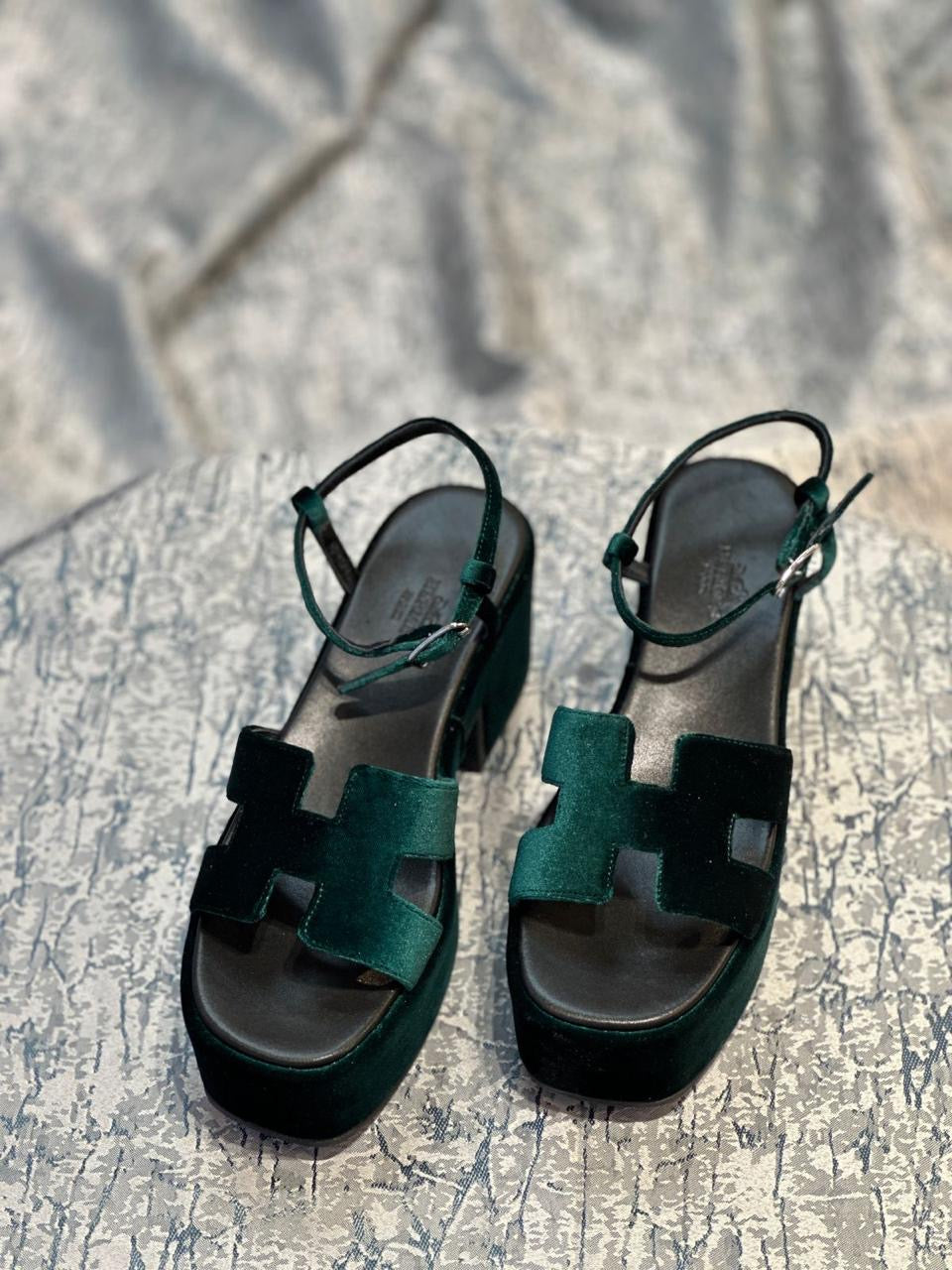 Hermes sandals heels - wedges