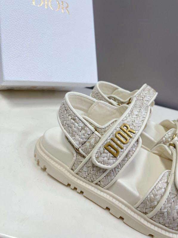 Dior sandals.