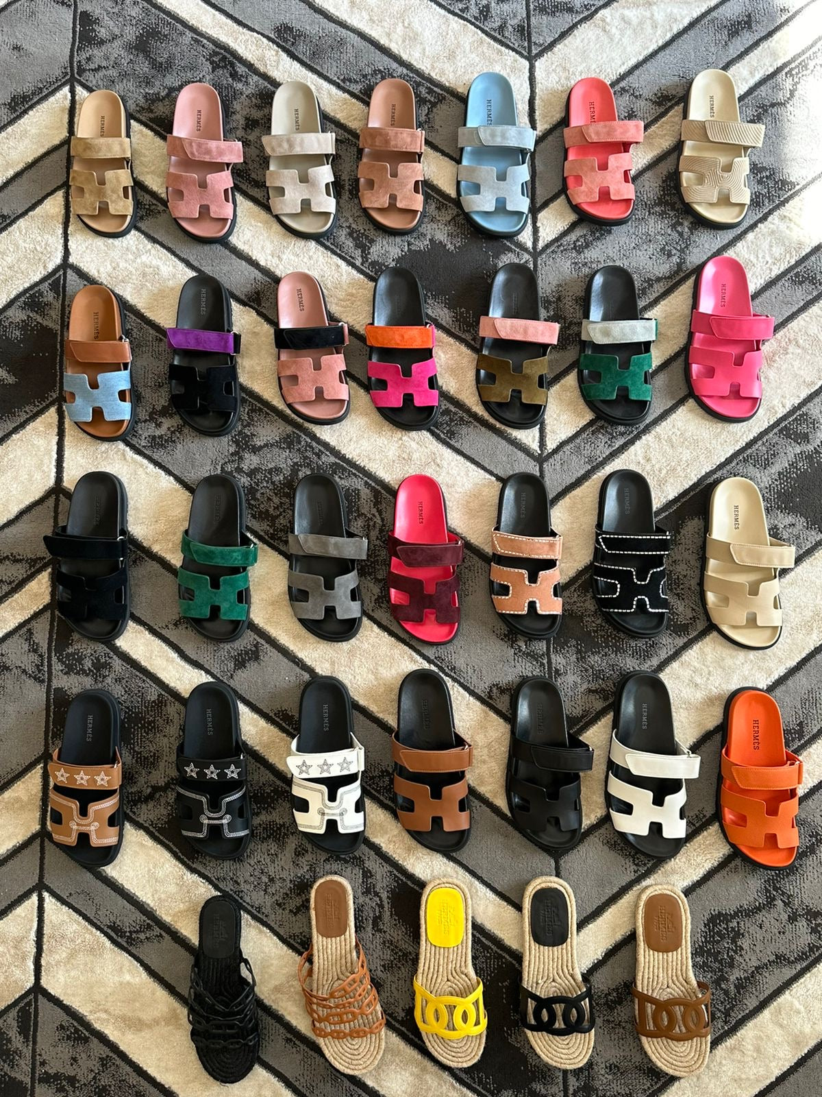 Hermes slipper - chypre collection