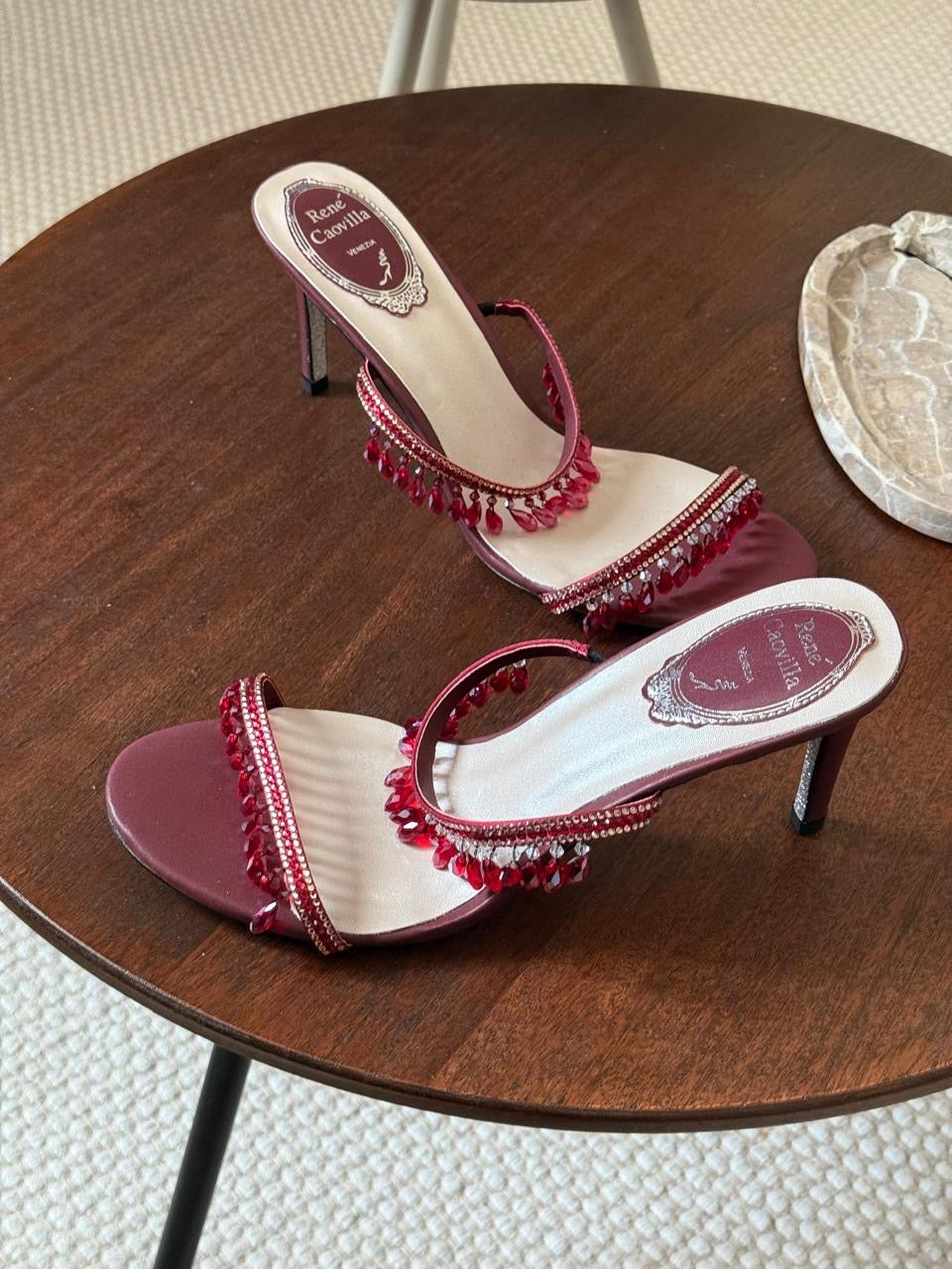 Rene caovilla sandals heels