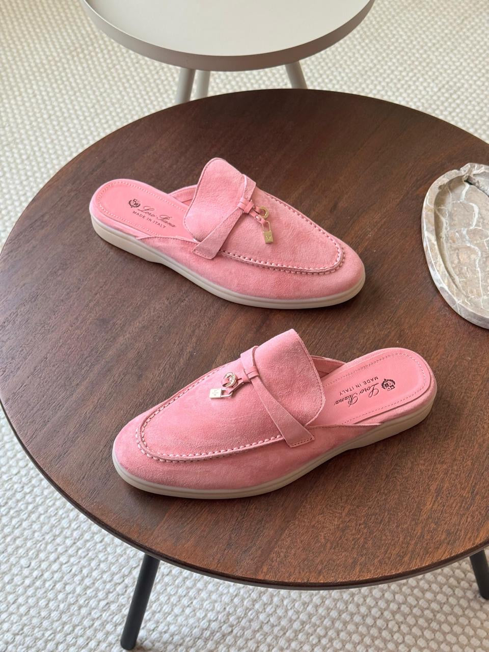 Loro piana mules - pink
